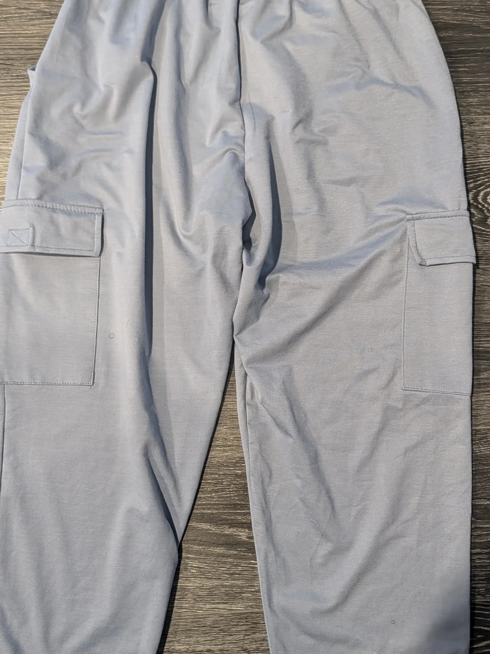 Love Light Blue Cargo Joggers